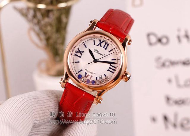 Chopard手錶 蕭邦機械女表 HAPPY SPORT MEDIUM AUTOMATIC系列 278559-3001 蕭邦女士腕表  hds1847